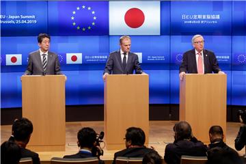 BELGIUM EU JAPAN SUMMIT