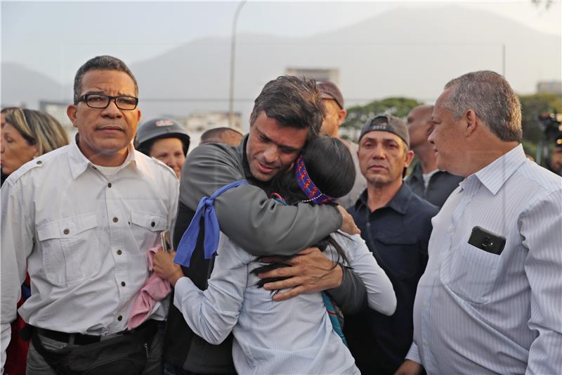 VENEZUELA CRISIS OPPOSITION LEADER FREED