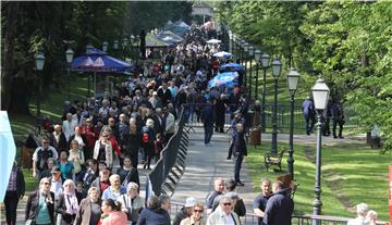 Proslava praznika rada u parku Maksimir