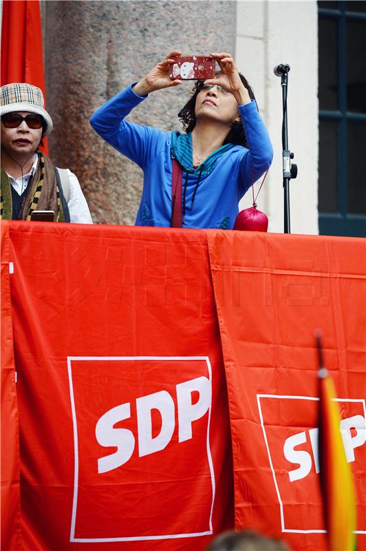 SDP Split organizirao Prvomajski skup na Peristilu