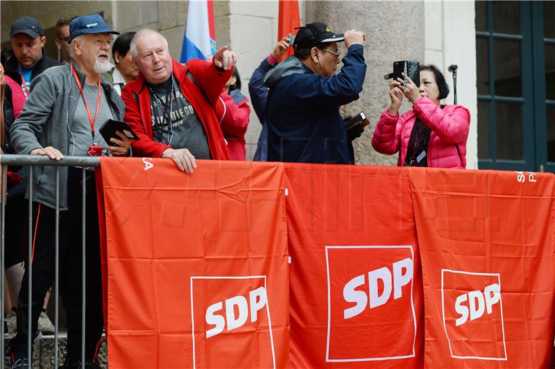 SDP Split organizirao Prvomajski skup na Peristilu