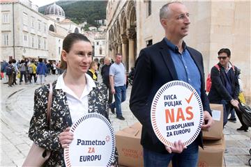 Kandidati stranke „Pametno“ na izborima za Europski parlament u Dubrovniku