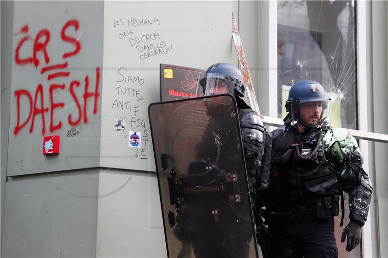 FRANCE LABOR DAY PROTEST