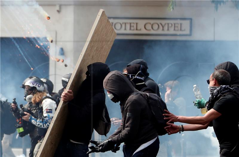 FRANCE LABOR DAY PROTEST