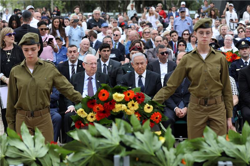 MIDEAST ISRAEL HOLOCAUST MEMORIAL DAY