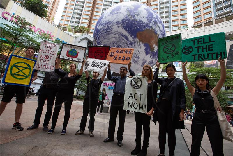 CHINA HONG KONG EXTINCTION REBELLION