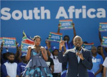 SOUTH AFRICA ELECTIONS DA RALLY