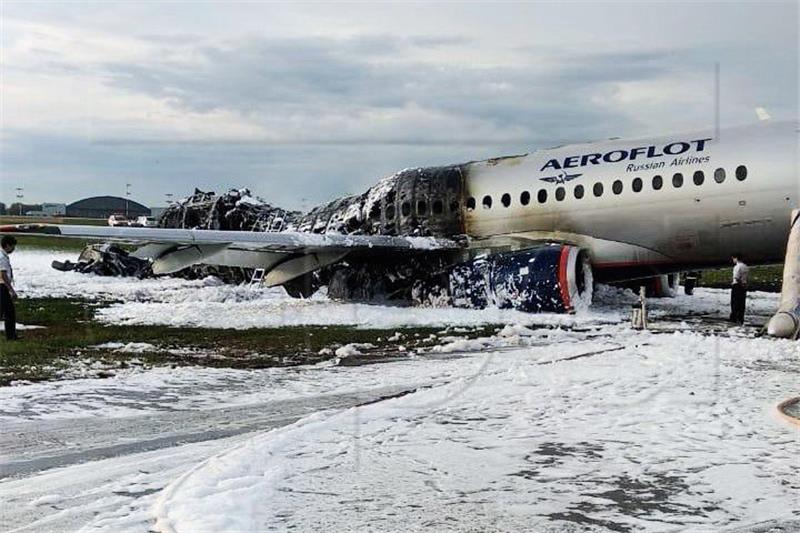 RUSSIA TRANSPORTATION ACCIDENT SUPERJET FIRE