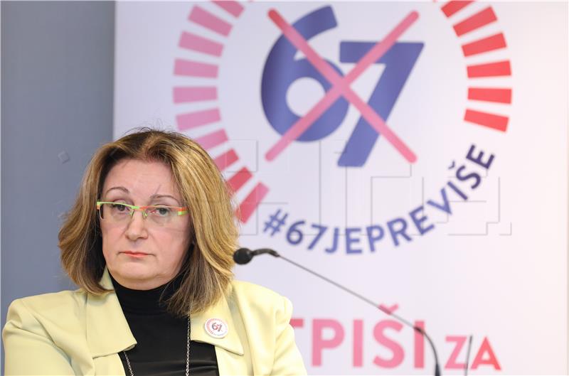 Konferencija za medije inicijative “67 je previše”