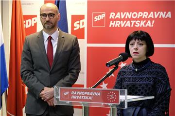 Konferencija za novinare SDP-ovih kandidata za Europski parlament