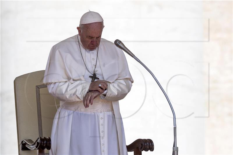 VATICAN POPE FRANCIS GENERAL AUDIENCE