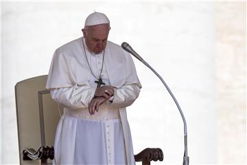 VATICAN POPE FRANCIS GENERAL AUDIENCE