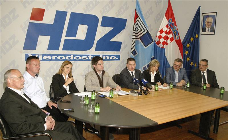 Tiskovna konferencija HDZ-a u Rijeci