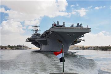 EGYPT USA IRAN USS ABRAHAM LINCOLN