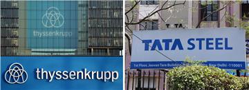 (FILE) GERMANY INDIA ECONOMY THYSSENKRUPP TATA MERGER