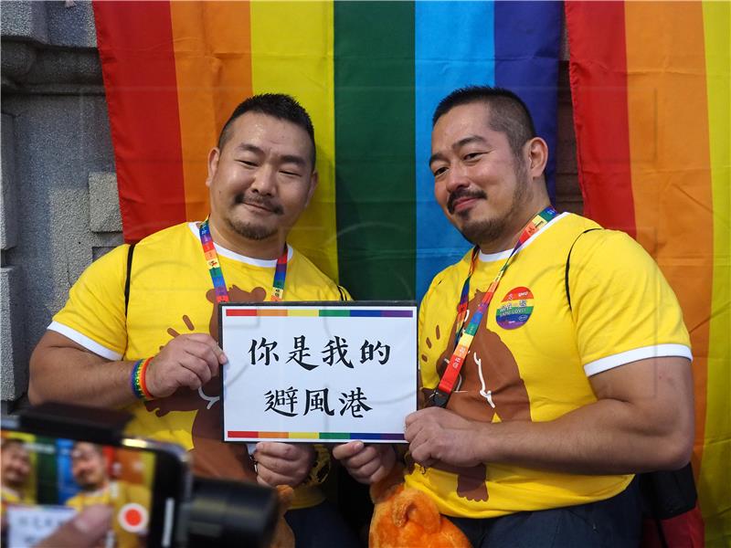 (FILE) TAIWAN GAY RIGHTS