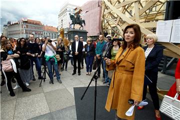 Manifestacija Muzeji izvan muzeja na glavnom zagrebačkom trgu