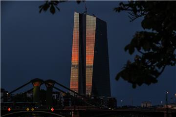 GERMANY SUNSET EUROPEAN CENTRAL BANK