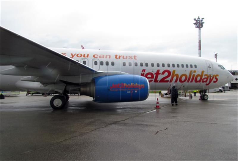 Pulska Zračna luka - prvi let Jet2.com iz Birminghama za Pulu