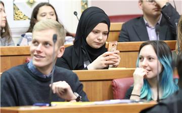 Sedma Simulirana sjednica Hrvatskoga sabora za učenike srednjih škola