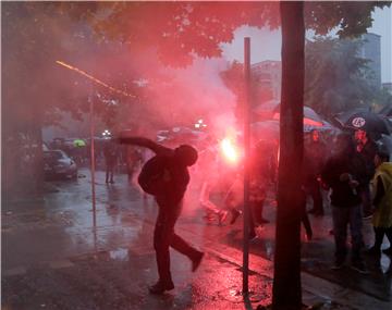 ALBANIA OPPOSITION PROTEST