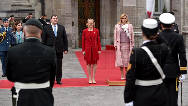 Croatian president meets Canadian governor general