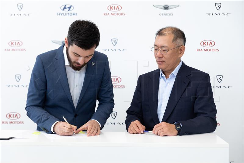 Hyundai i Kia ulažu 80 milijuna eura u Rimac Automobile