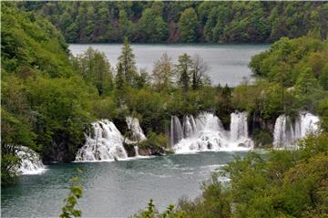 Visok vodostaj na Plitvičkim jezerima