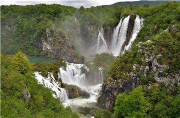 Visok vodostaj na Plitvičkim jezerima