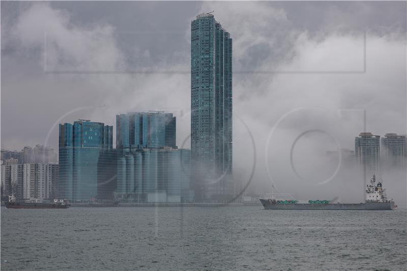 CHINA HONG KONG WEATHER FOG