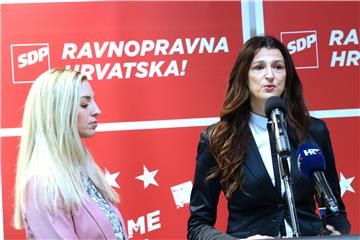 SDP / Press konferencija Romane Jerković i Sanje Radolović