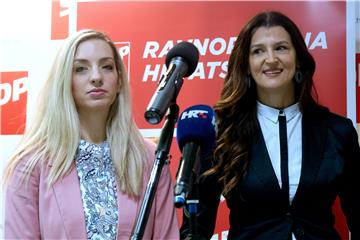 SDP / Press konferencija Romane Jerković i Sanje Radolović