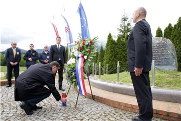 Jandroković položio vijenac kod Spomen-obilježja na Bleiburškom polju