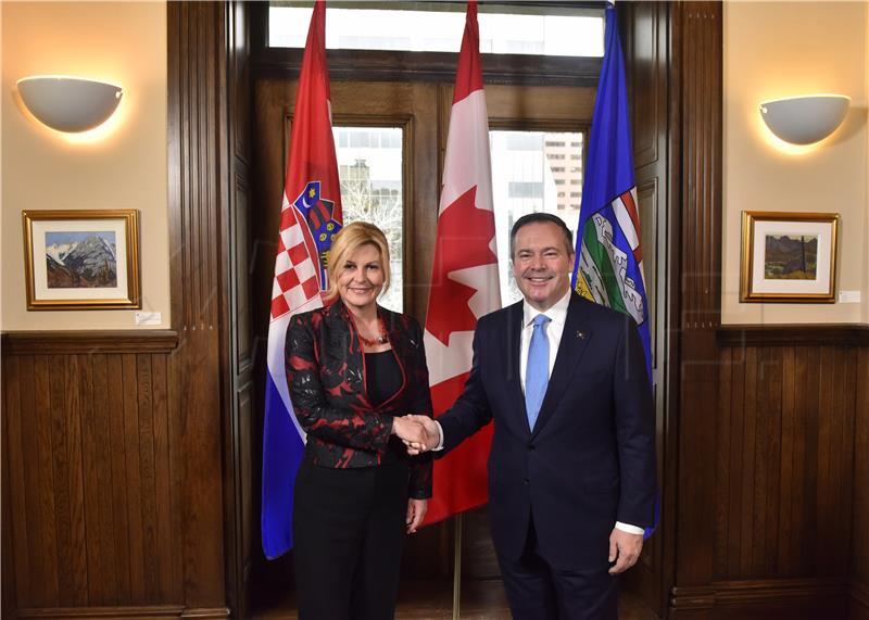 Croatian president wraps up state visit to Canada