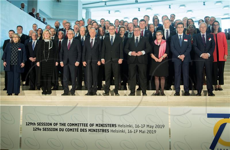 FINLAND COUNCIL OF EUROPE MINISTERIAL MEETING