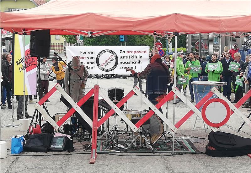 Prosvjed Zelenih i antifašista protiv komemoracije na Lojbaškom polju prošao bez incidenata