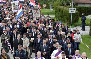 Središnja komemoracija u povodu 74. godišnjice bleiburške tragedije