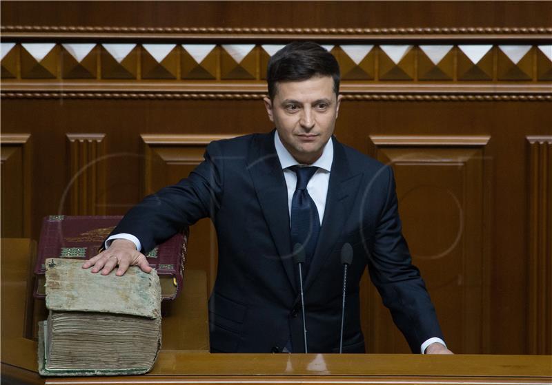 UKRAINE ZELENSKY INAUGURATION