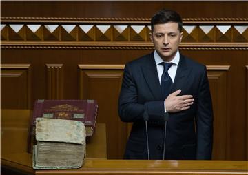 UKRAINE ZELENSKY INAUGURATION