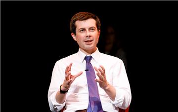 USA NEW YORK MAYOR PETE BUTTIGIEG CAMPAIGNS