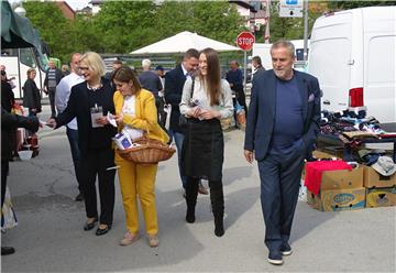 Bandić u sklopu predizborne kampanje obišao sajam u Krapini