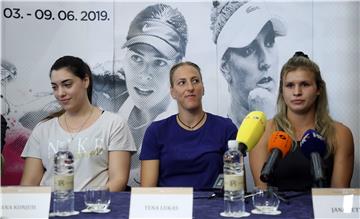 Konferencija za medije povodom ovogodišnjeg turnira WTA Croatia Bol Open