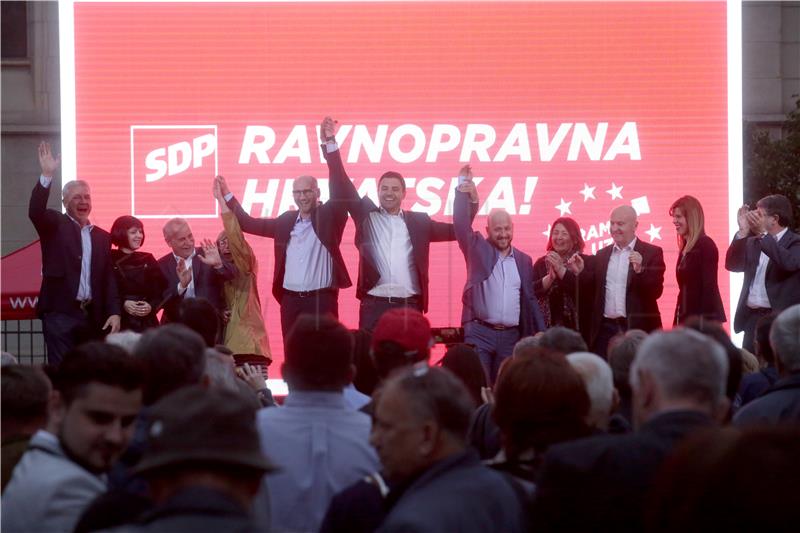 SDP održao pretposljednji predizborni skup za Europski parlament