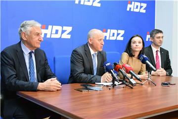 Konferencija za medije HDZ-a u Dubrovniku