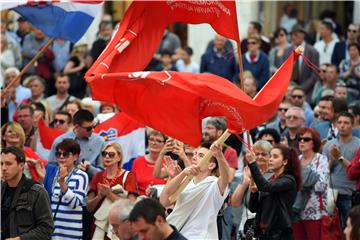 Predizborni skup SDP-a na Peristilu