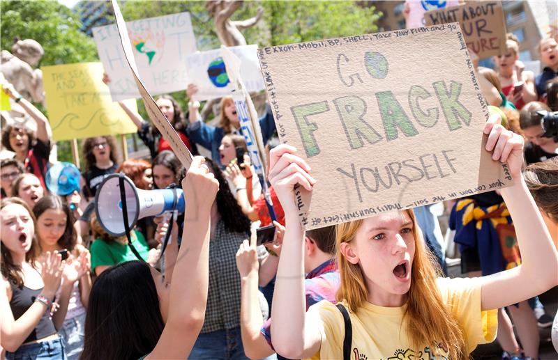 epaselect USA NEW YORK YOUTH CLIMATE CHANGE PROTEST