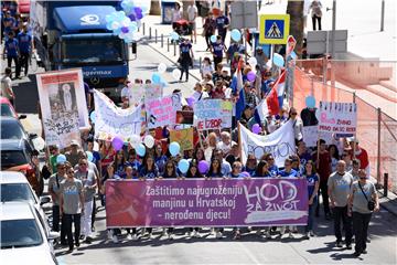 U Splitu se održava "Hod za život, obitelj i Hrvatsku"