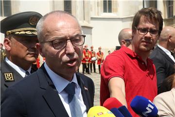 Ceremonija "Velika smjena straže" na Markovom trgu