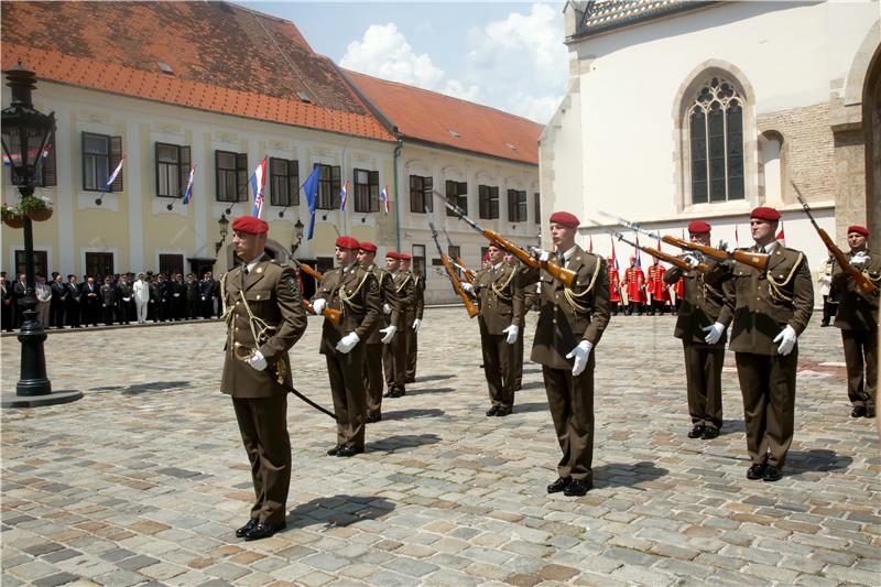 Ceremonija "Velika smjena straže" na Markovom trgu