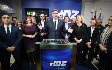 Pleković se obratio u stožeru HDZ-a